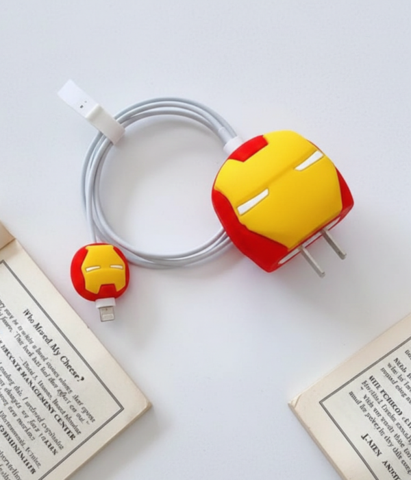 Iron Man Iphone Charger Cover | Silicon Cover