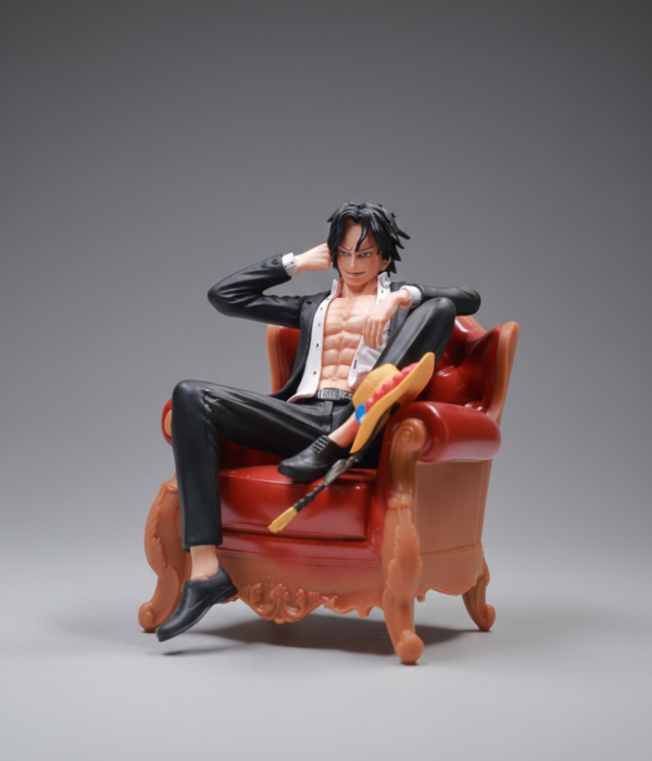 Ace Sitting Premium Action Figure With Chair | One Piece Figures