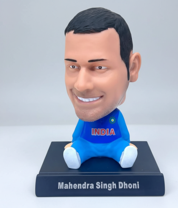 Dhoni Bobblehead | Car Dashboard Figurine