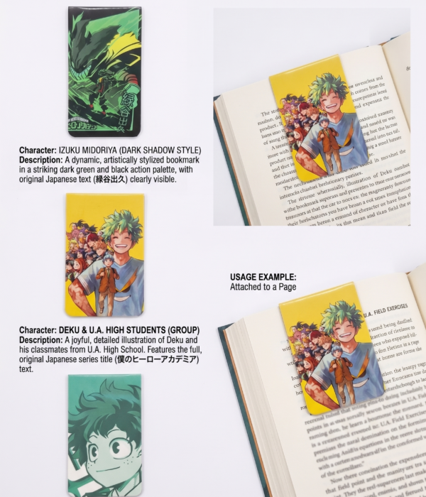 My Hero Academia Magnetic Bookmark Collection